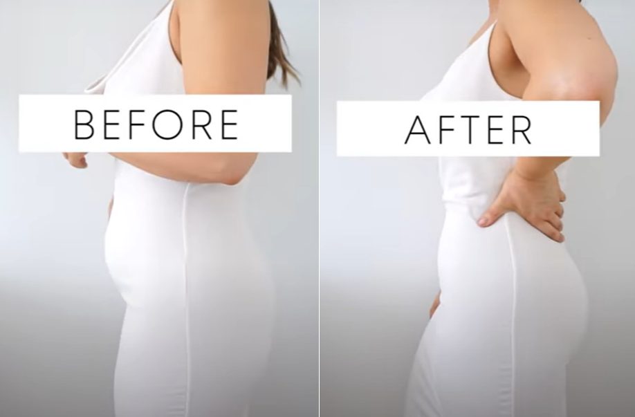fupa shapewear before and after