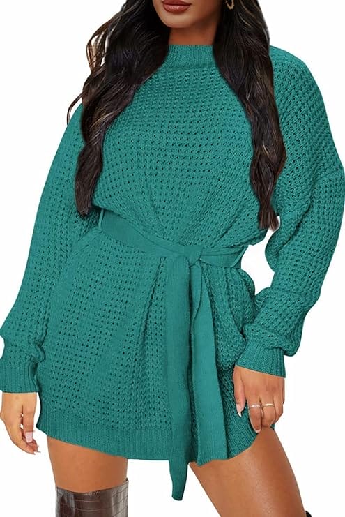 ZESICA Pullover Sweater Dress